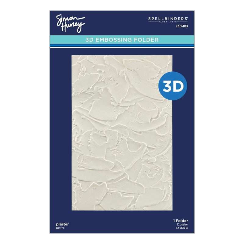 Spellbinders Embossing Folder, Plaster, Birthday Bash - Image 1